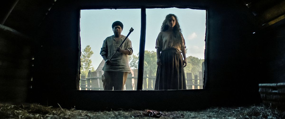 BENJAMIN FLORES JR. as HENRY and KIANA MADEIRA as SARAH FIER in FEAR STREET PART 3: 1666