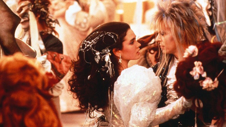 David Bowie and Jennifer Connelly in Labyrinth