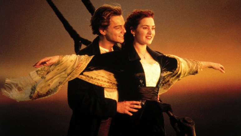 Leonardo DiCaprio and Kate Winslet in Titanic