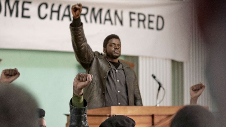 Black Panther chairman Fred Hamptons story in action. Pic: Judas And The Black Messiah/Warner Bros