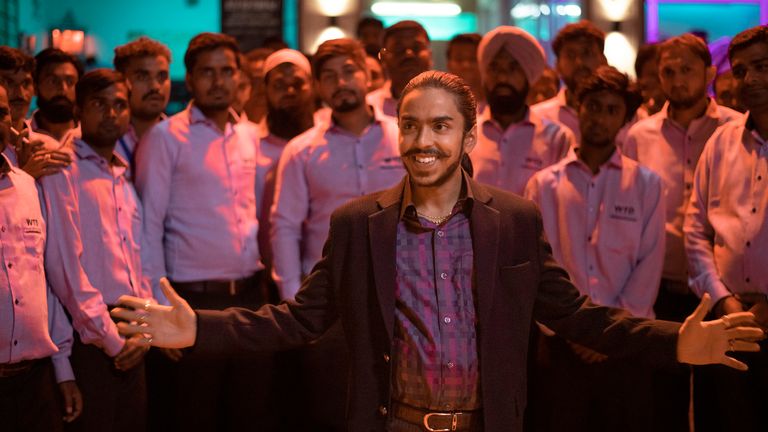 Adarsh Gourav as Balram in The White Tiger. Pic: Tejinder Singh Khamkha/<a href='http://www.movierental.com/link/netflix'>Netflix</a>
