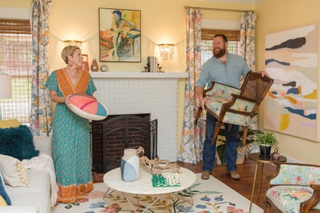 HGTV 1 The Napiers’ love of preservation and restoration shines through in the home renovation work they do in Laurel, Mississippi, where their popular HGTV show “Home Town” is set. (courtesy of HGTV)