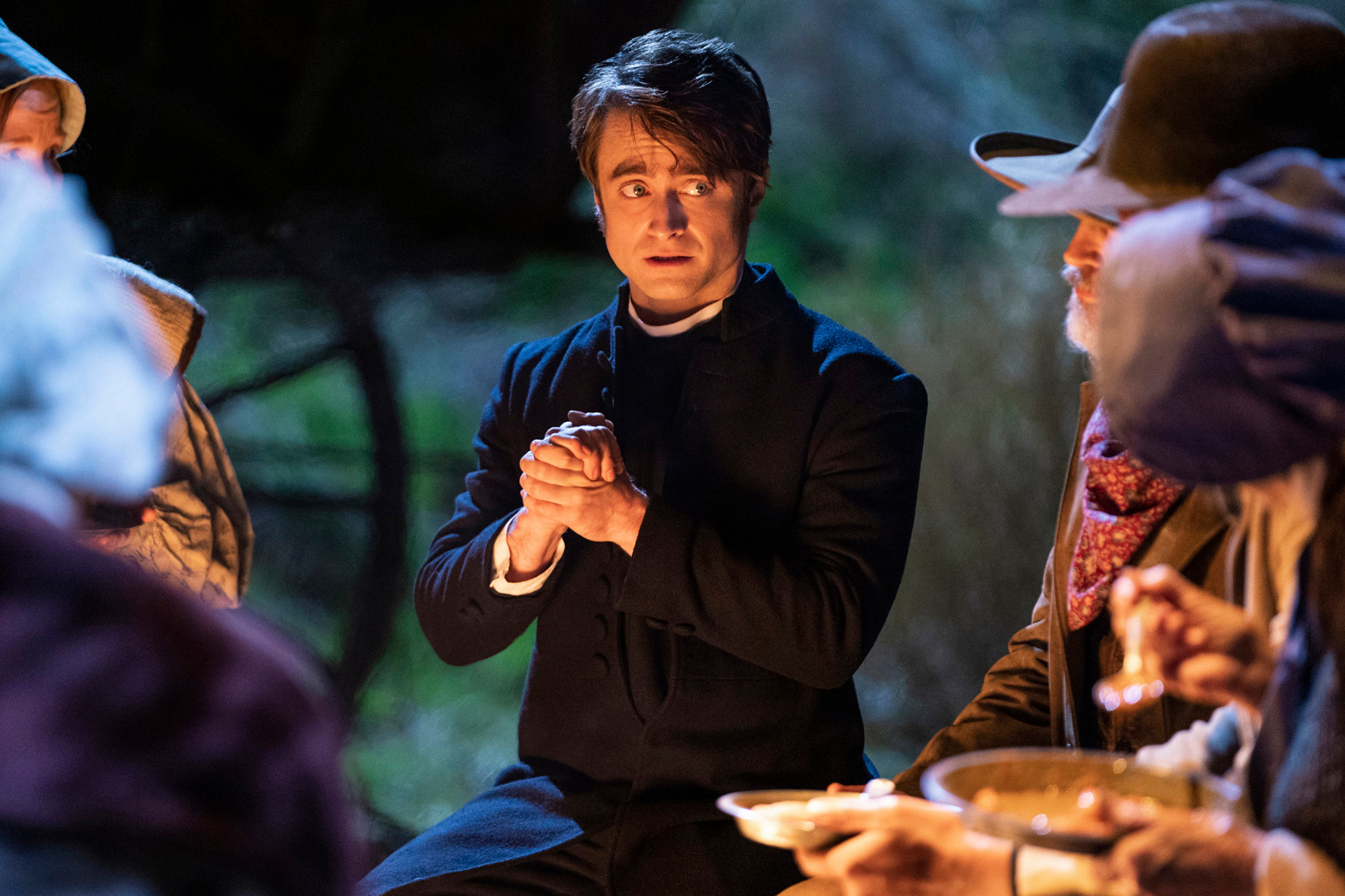Daniel Radcliffe as Rev. Ezekiel Brown in Miracle Workers