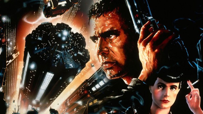 Harrison Ford on the Blade Runner poster
