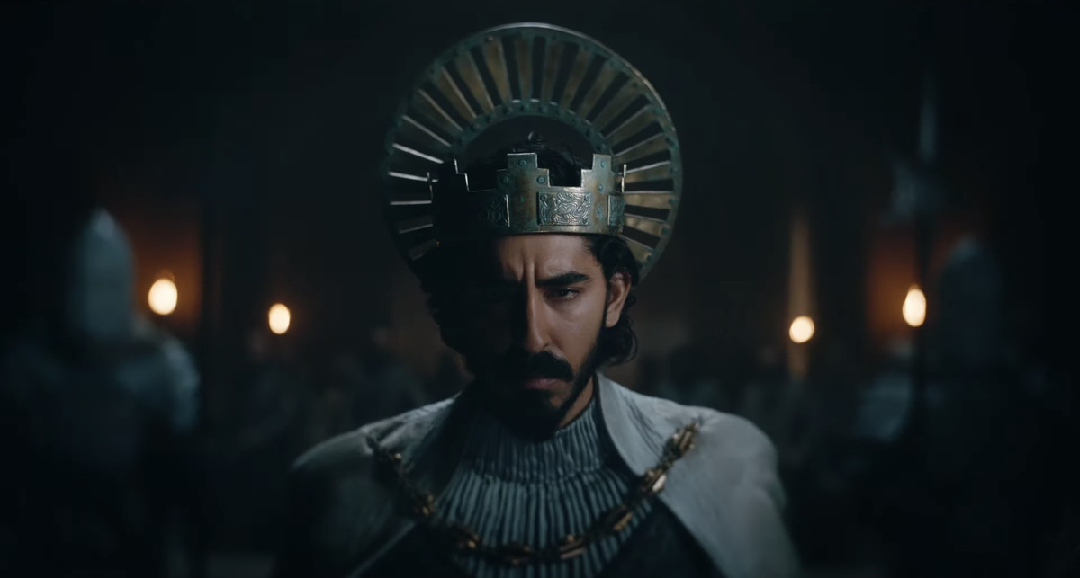 Dev Patel as Gawain in The Green Knight.