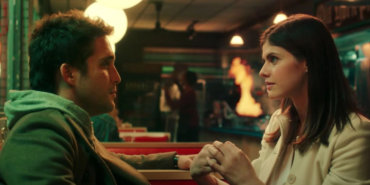 Diego Boneta and Alexandra Daddario in Die in a Gunfight