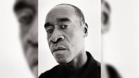 Black and white headshot of actor Don Cheadle